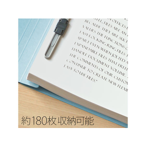 プラス フラットファイル ノンステッチ B4ヨコ ロイヤルブルー NO.012N F877314-78261-イメージ5