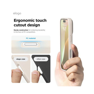 elago iPhone16Pro用シリコンケｰス ストーン EL_IPRCSSCS3_ST-イメージ7