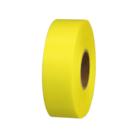 スマートバリュー カラーリボン 黄 24mm×25m FC28933-B824J-YL