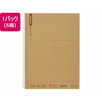マルマン スパイラルノート ベーシック B5 8mm 横罫 80枚 5冊 FCJ328C-N256ES