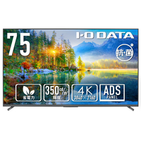 I・Oデータ 75型4K液晶ディスプレイ 抗菌モデル(受注生産) LCD-U751DX-AG