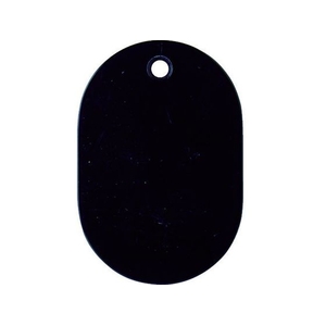 トラスコ中山 小判札 大 60×40mm 5枚入 黒 5枚6040ブラック4 FC430GE-1144955-イメージ1